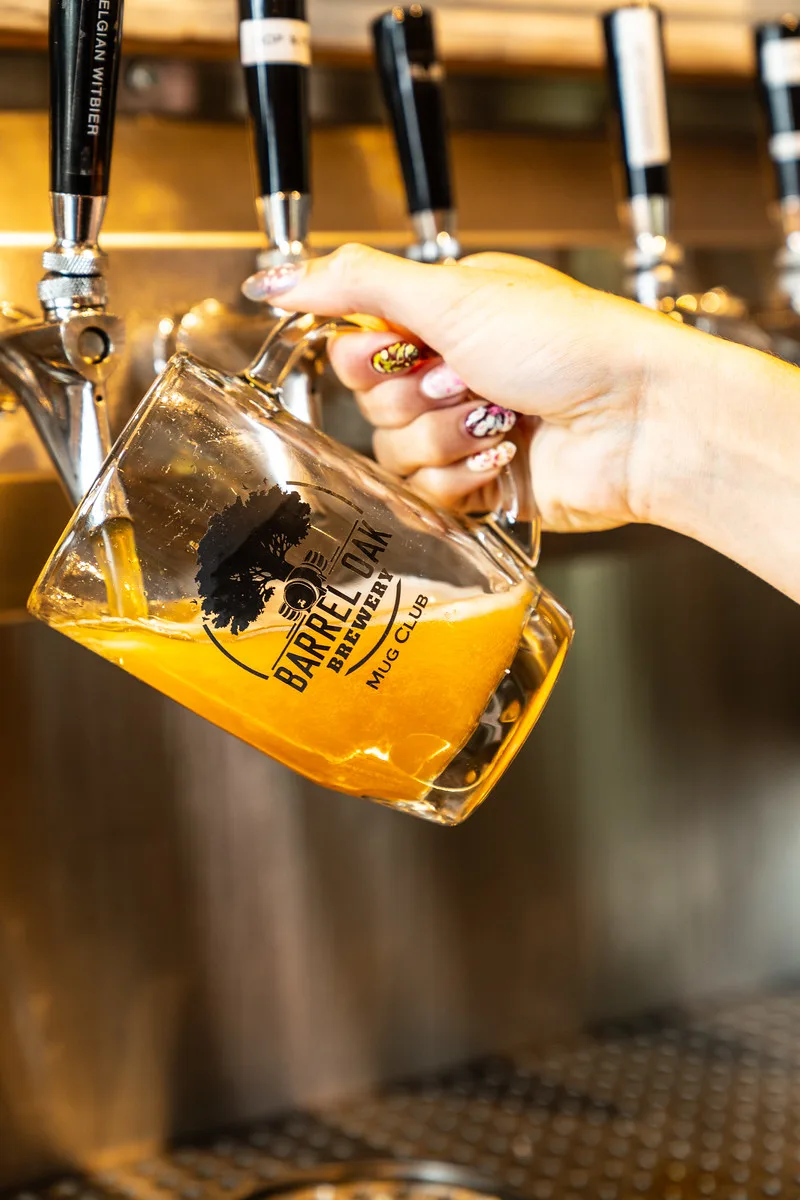 Barrel oak beer