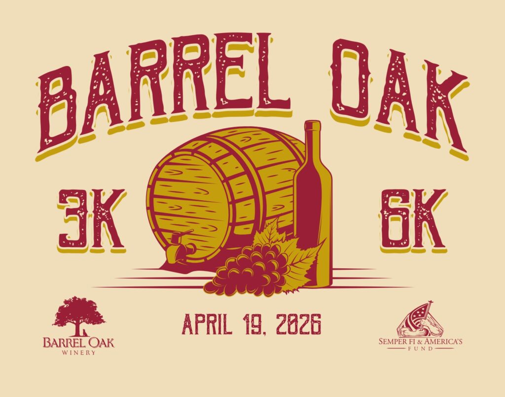Bishop 3K & 6K Vineyard Run at Barrel Oak