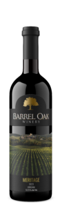 Barrel Oak Meritage red wine bottle
